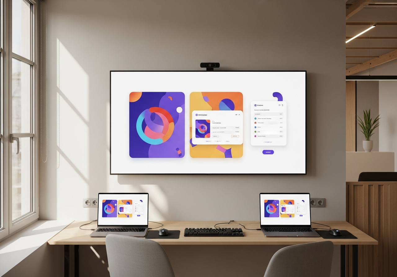 Espace moderne illustrant un hub d’agrégation et de comparatif de plateformes de jeux en France